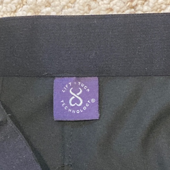 NYDJ Womens 12 Stretch Knit Elegant Black Trousers - Picture 3 of 6